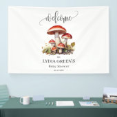 きのこ赤ちゃんシャワー招待状、秋赤ちゃんシャワー 横断幕 (トレードショー)