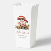 きのこ赤ちゃんシャワー招待状、秋 男女兼用 フェイバーボックス (正面)