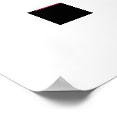 きのこ顔キャラクターアートポスター ポスター (角)