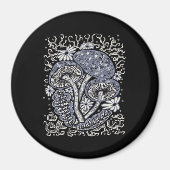 きのこ類と白痴 マグネット (正面)