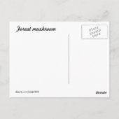 きのこ149～はがき ポストカード (裏面)