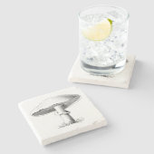 きのこ ストーンコースター (横)