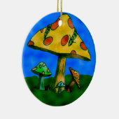 きのこ セラミックオーナメント (右)