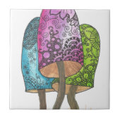 きのこ タイル (正面)