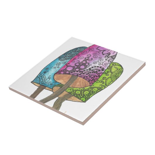 きのこ タイル (側面)