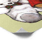 きのこ＆テディベア: 子供部屋をパーソナライズ ポスター (角)