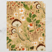 きのこ、デイジー、葉 (正面/裏面)