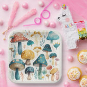 きのこ ペーパープレート (パーティー)