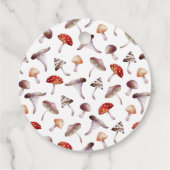 きのこ ボーホー ブライダルシャワープレゼントタグ フェイバータグ (裏面)