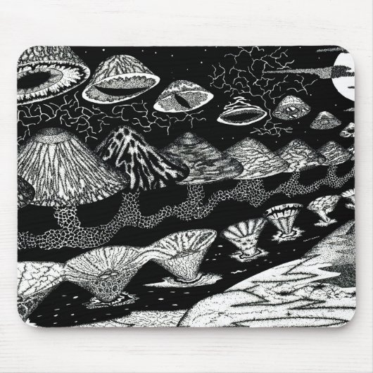 きのこ マウスパッド (正面)