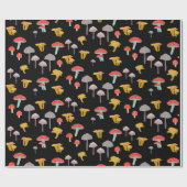 きのこ ラッピングペーパー (フラット)