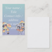 きのこ 名刺 (正面/裏面)