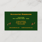 きのこ 名刺 (裏面)