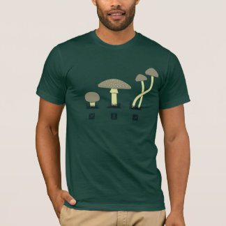 きのこ(食糧、毒、高い) Tシャツ