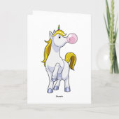 きばみとガムのユニコーン カード (裏面)