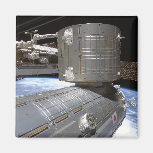 きぼう加圧モ日本のジュール2 マグネット (正面)