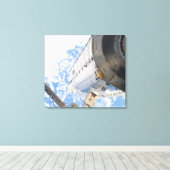 きぼう加圧モ日本のジュール キャンバスプリント (インサイチュ (ウッドフロア))