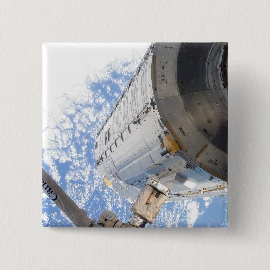 きぼう加圧モ日本のジュール 缶バッジ (正面)