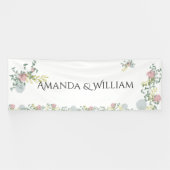 きめ細かく栄結婚えた 横断幕 (横)