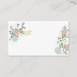 きめ細かな結婚花開きの座席表 紹介カード