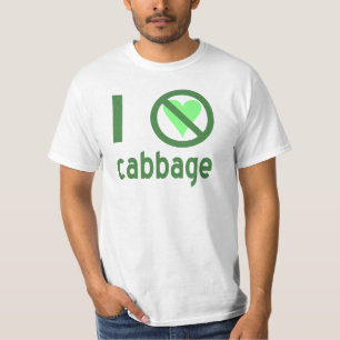 きもいキャベツの緑の文字 Tシャツ