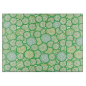 きゅうりのおもしろいなパターン カッティングボード (正面)