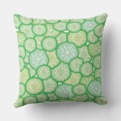 きゅうりのおもしろいなパターン クッション (裏面)