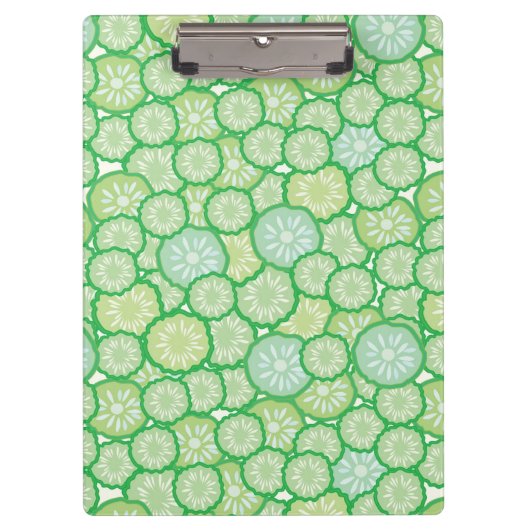 きゅうりのおもしろいなパターン クリップボード (正面)