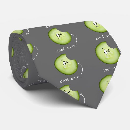 きゅうりのタイとしてカッコいい ネクタイ (ロール)