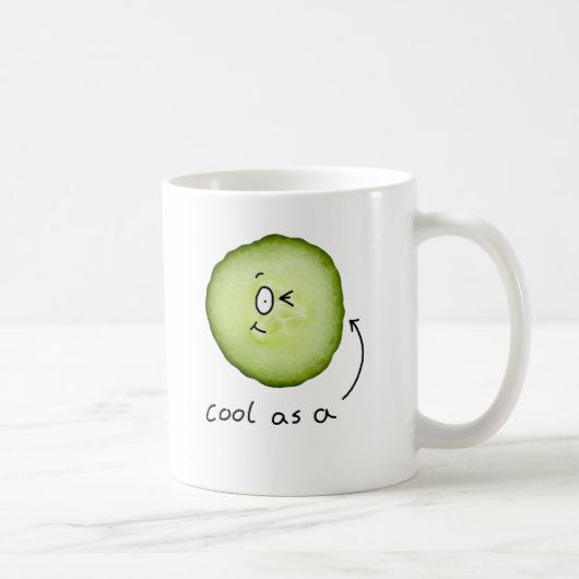きゅうりのマグとしてカッコいい コーヒーマグカップ (右)