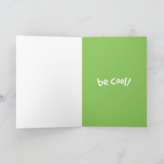 きゅうりの挨拶状としてカッコいい カード (内部)