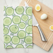 きゅうりサラダ キッチンタオル (四つ折り)