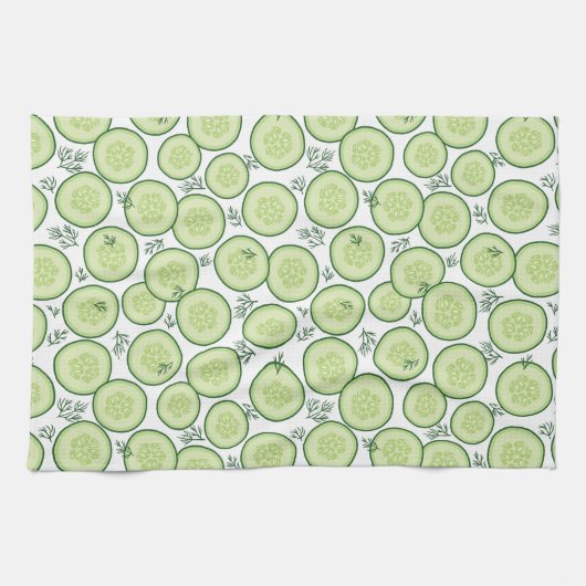 きゅうりサラダ キッチンタオル (横)