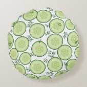 きゅうりサラダ ラウンドクッション (裏面)
