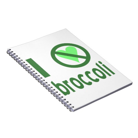 きらいなブロッコリー(緑色のテキスト) ノートブック (右側)
