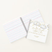 『きらきらきら小さな星の赤ちゃんシャワーゲストブック』 ノートブック (内部)