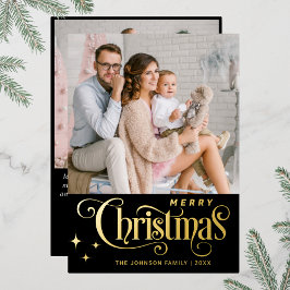 きらきらしたクリスマスの挨 箔シーズンカード