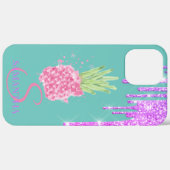 きらきらした雫 パイナップルミントグリーン Case-Mate iPhoneケース (裏面 / 右)