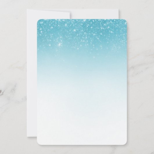 きらきらするコンフェッティ 15周年 結婚記念日 招待状 (裏面)