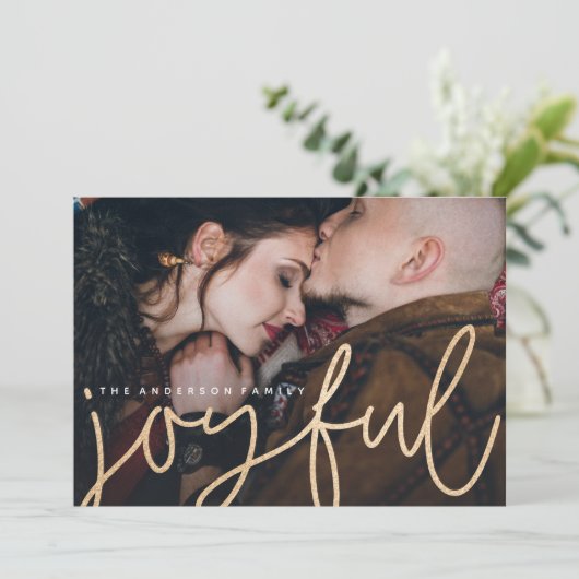 きらきらとした楽しい写真カード (スタンド正面)