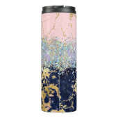 きらきらと大理石のカスタマイズ タンブラー (裏面)