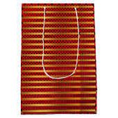 きらきらと楽しい 芸術的な ミディアムペーパーバッグ (裏面)