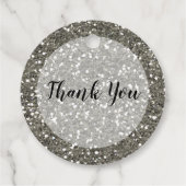 きらきらと輝くシルバーのグリッターで愛を輝かせて フェイバータグ (裏面)