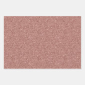 きらきらと輝くローズゴールド ラッピングペーパーシート (正面2)