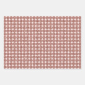 きらきらと輝くローズゴールド ラッピングペーパーシート (正面2)