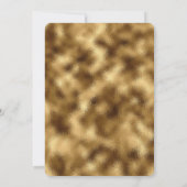 きらきらと輝く手描きのクリスマス パーティー 招待状 (裏面)