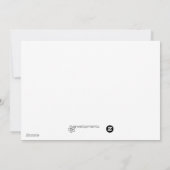 きらきらと輝く白い星のホリデー写真カード シーズンカード (裏面)