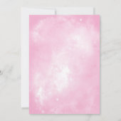 きらきらの小さな星の誕生パーティーの招待 招待状 (裏面)