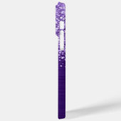 きらきらアメジストパープルグロムネーム Case-Mate iPhoneケース (裏面 / 左)