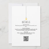 きらきらオールインワン ベビーシャワー スプリンクル 招待状 (裏面)